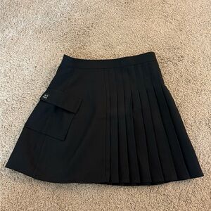 Black Pleated Skirt